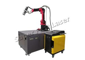 China Metal Automatic Laser Cleaning Equipment Laser Paint Stripping Machine wholesale