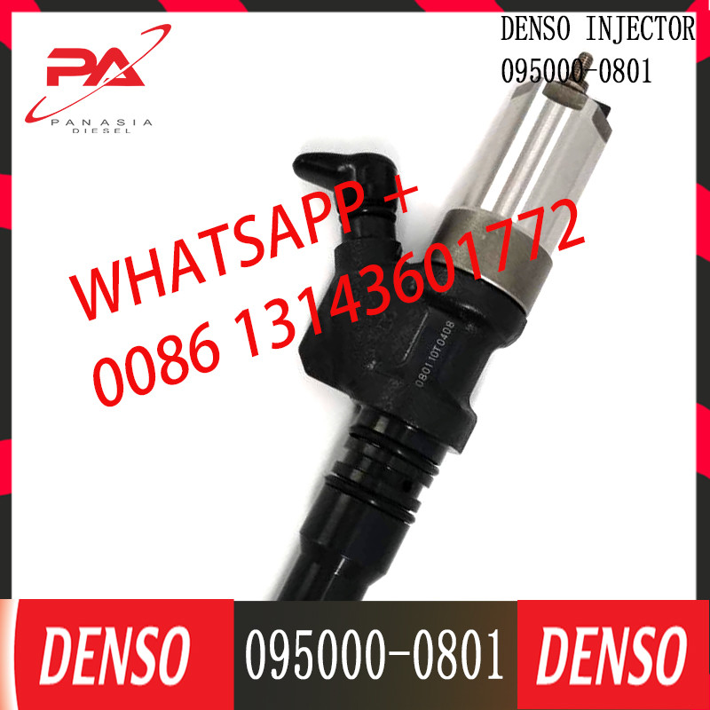 095000-0801 Common Rail Diesel Fuel Injector 6156-11-3100 For Komatsu SA6D125E Engine