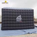 Multi Purpose Outdoor Party Inflatable Club Tent Blow Up Event Tent Black Color