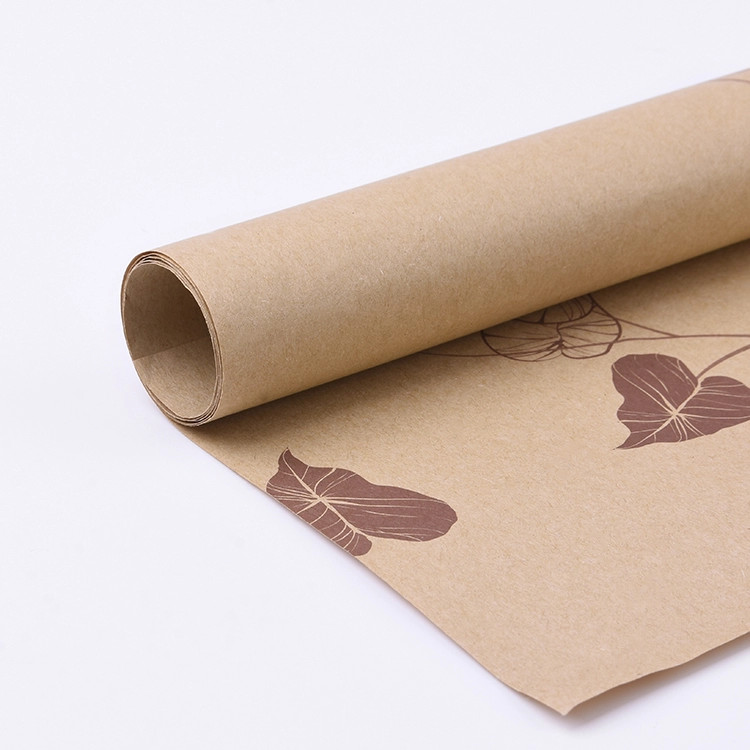 Wedding Gift Wrapping Paper Rolls , Kraft Christmas Wrapping Paper Roll With Designs Eco Friendly Printing 700 x 500mm