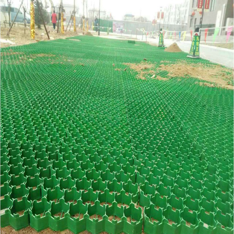 Black Green HDPE Plastic Planting for Parking Lot Grass Reinforcing in HDPE Material