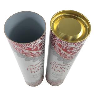 China Gloss Surface Custom Printed Paper Tubes Gift Cardboard Mailing Tube wholesale