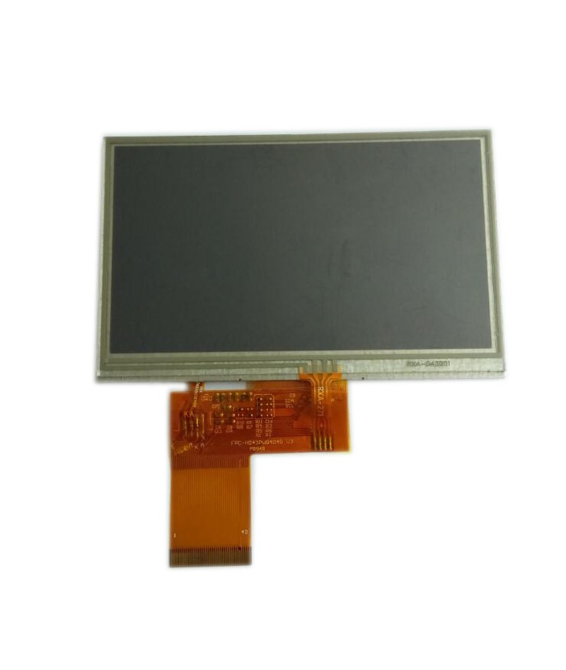4.3 Inch TFT Resistive Touch Screen 350 cd/m2 Color TFT Screen 480X272 With RGB Interface