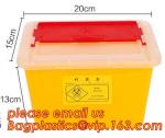 1L 2L 4L 6L plastic round medical disposable sharps bins, plastic disposables