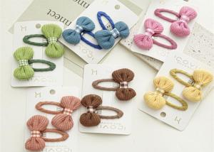 China ins DIY girls accessories kids fabric BB clip headpiece clipped handmade fringe clip hair accessories wholesale