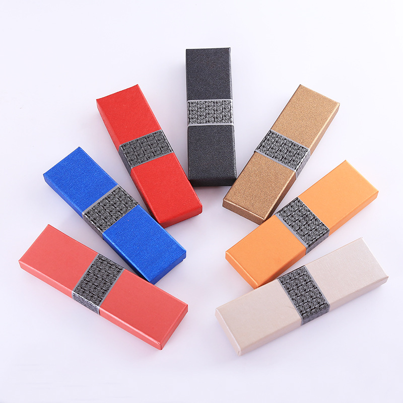 Recycled Materials Custom Luxury Style Easy Open Pen Kraft Paper Boxes Lid And Base Box for Business Gifts
