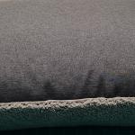 Option Linen Faux Fur Orthopedic Washable Dog Bed Different Size
