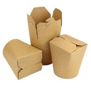 China Takeaway noodles soup round noodle box accept cowhide blank noodle boxes pasta box wholesale