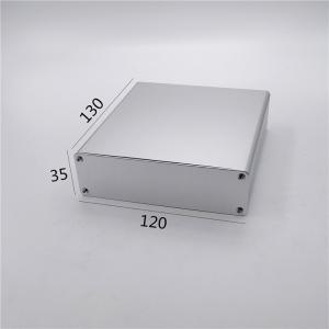 China 120*35*130mm Sandblasting Square Extruded Aluminum Electronic Enclosures wholesale