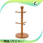 2017 Hot selling wooden mug tree holder cup hanger rack