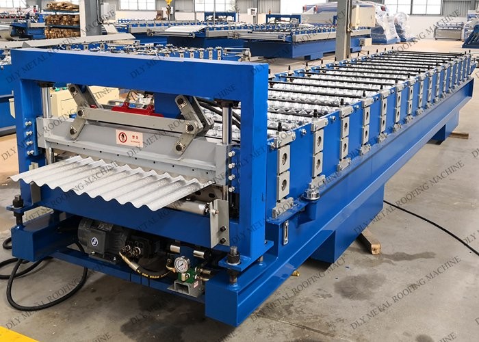 7000mm Corrugated Roofing Machine 15kw Metal Roofing Roll Forming Machine