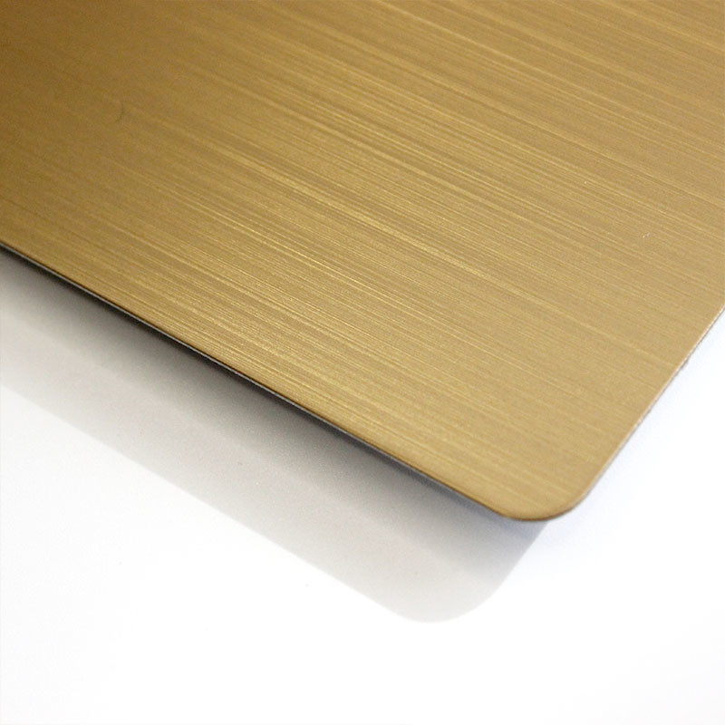 Cross Hairline 201 304 Mix Colors Stainless Steel Sheets For Construction
