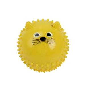 China Factory directly sale cute cat pattern pvc Inflatable spiky hand massage ball wholesale