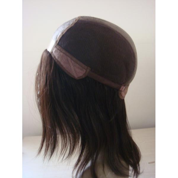 Natural Hairline Straight Hair Texture Average Cap Toupees For Ladies