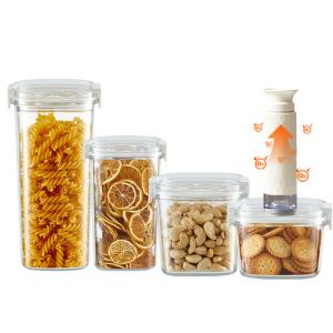 China Manual Vacuum Pump Kitchen Food Storage Canisters wholesale