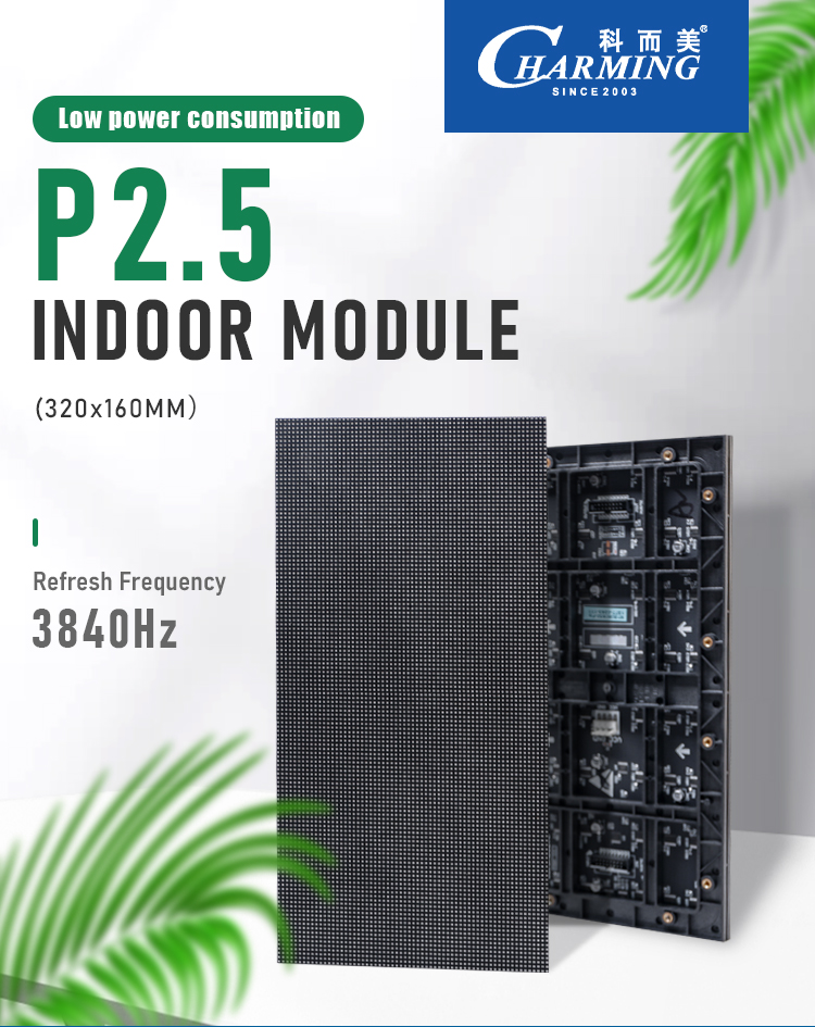 P2.5 RGB HD Indoor LED Display Modules High Refresh High Contrast CE BIS
