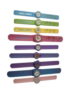 China Cheapest Wholesale Kids Silicone Slap Watches wholesale