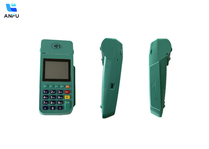 Handheld POS Terminal With Keypad SIM Card , GPRS Pos Credit Card Machine With NFC Payment Reader