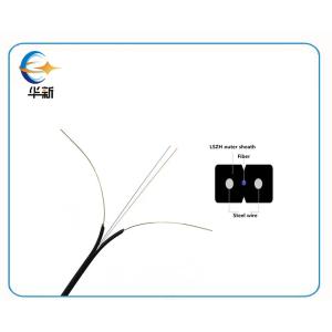 China Indoor Gjxh Gjxfh Ftth Drop Cable Single Mode 9 /125 2*3mm Lszh wholesale