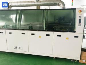 China Air Cylinder SMT Wave Soldering Machine 0.25MPa Spraying Pressure wholesale