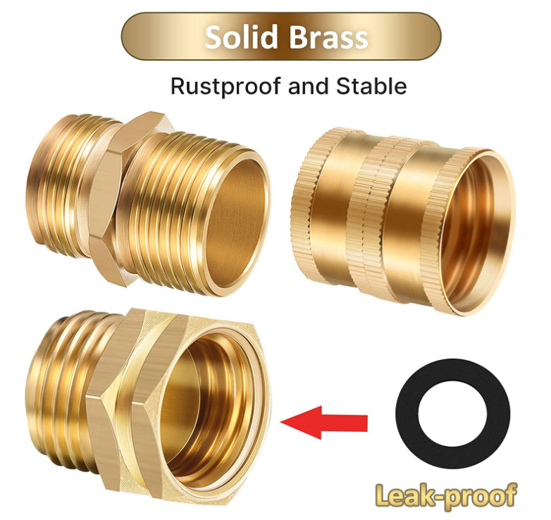 OEM 3/4'' RV Brass Blow Out Plug Set For Garden Hose