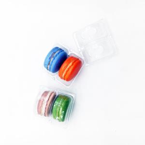 China 2 cells blister tray macaron cookie candy packaging tray box wholesale