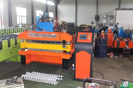 Ibr And Corrugated Profile Roll Forming Machine Double Layer Type