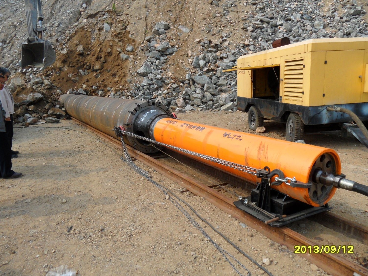 BH850 4500T Pneumatic Pipe Ramming Hammer High Strength