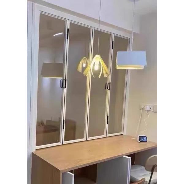 Light-Diffusing Folding Window Design Creating Soft Ambiance in Bathroom Sanctuaries and Meditation Corners