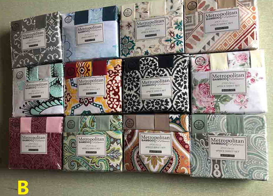 6pcs Full Size 100% Polyester Print Microfiber Bedding Sheet Set for Hotel at Good