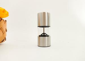 China Kitchen Herb Salt Pepper Grinder Set Stainless Steel Spice Mill For Cooking wholesale