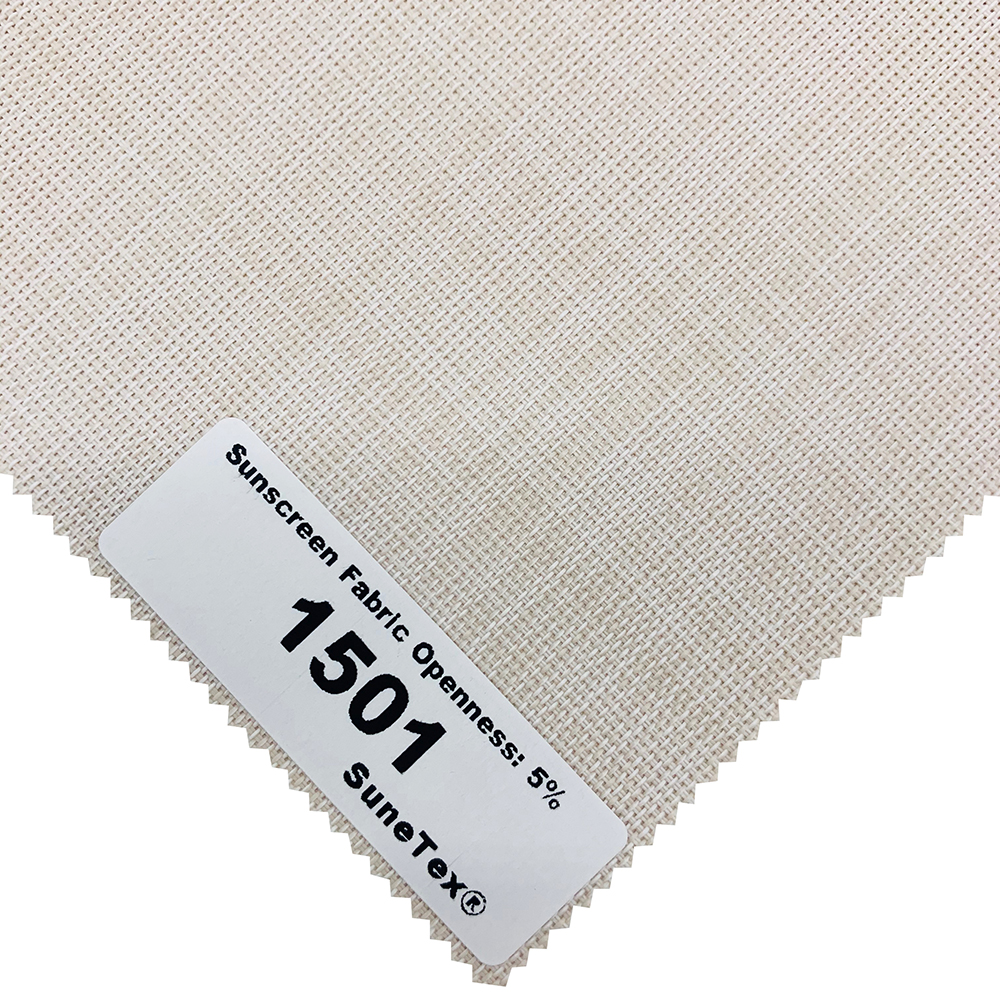 Outdoor 5% Openness Sunscreen Roller Blinds Fabric 29% Polyester 71% PVC