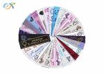 Clothing Fabric Material Damask Custom Ribbons For Name Badges Standard Size
