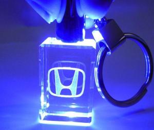 China crystal LED keychain wholesale