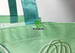 Handled Tote Shopper Bag , Customized Logo Laminated Non Woven Bag Eco Friendly