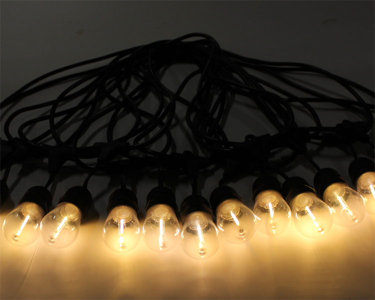 Christmas Festoon Garlands Outdoor Garden Patio Holiday Home Festival Decor Retro Edison Filament Globe LED Bulb String