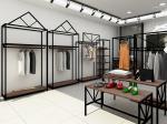 Professional Retail Clothing Display Units Steel Display Shelves For Women