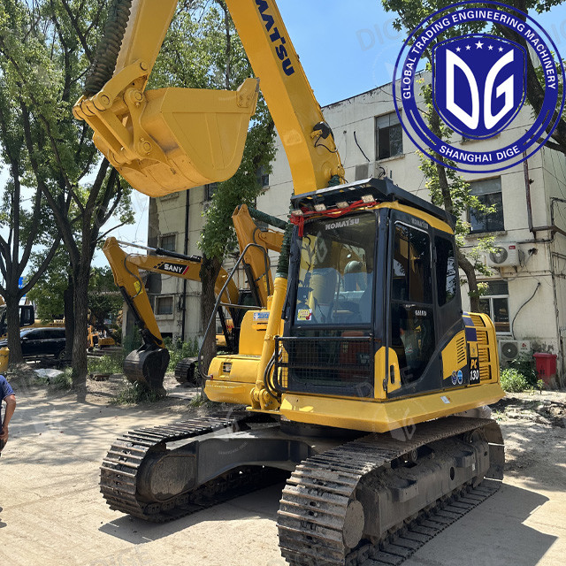 Komatsu PC130 excavator with excellent power durability and high efficiency Japanese Komatsu PC130 13ton medium excavator