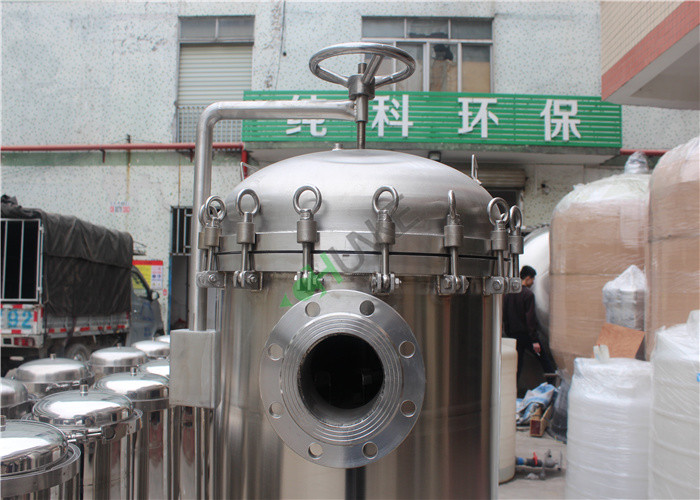 SS304 Stainless Steel Filter Housing / Cosmetic Cream Vacuum Emulsifying Tank