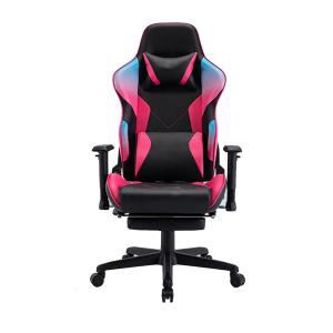 China Flowing Light And Color Luxury PU Leather Racing Gaming Chair for Computer Gamer wholesale