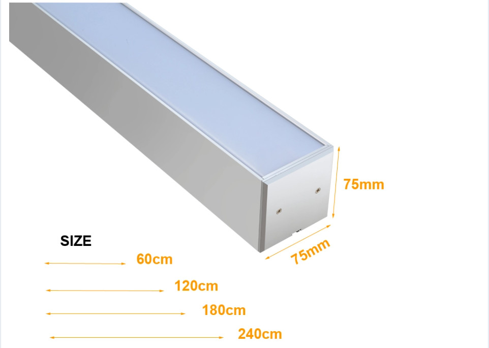 RoHS AC200V 20W LED Ceiling Linear Light