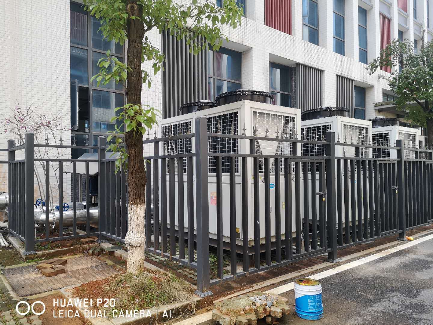 Industrial 24000m3/H Water Air Cooled Chiller Unit 65kw Cooling Capacity