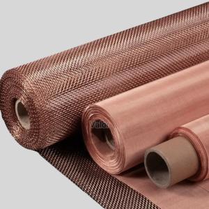 China Customized 99.9% Pure Woven Copper Wire Mesh wholesale