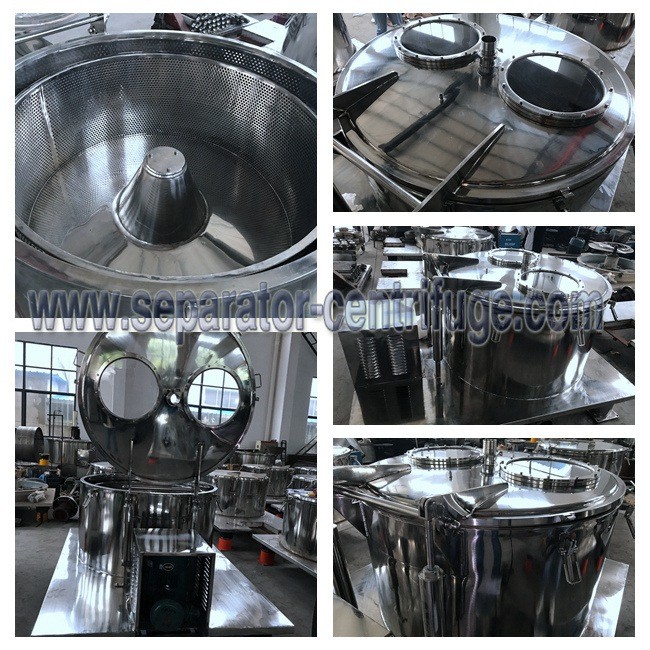 Model PPTD PLC Type Basket Type Centrifuge For Hemp Essential Oil Extraction