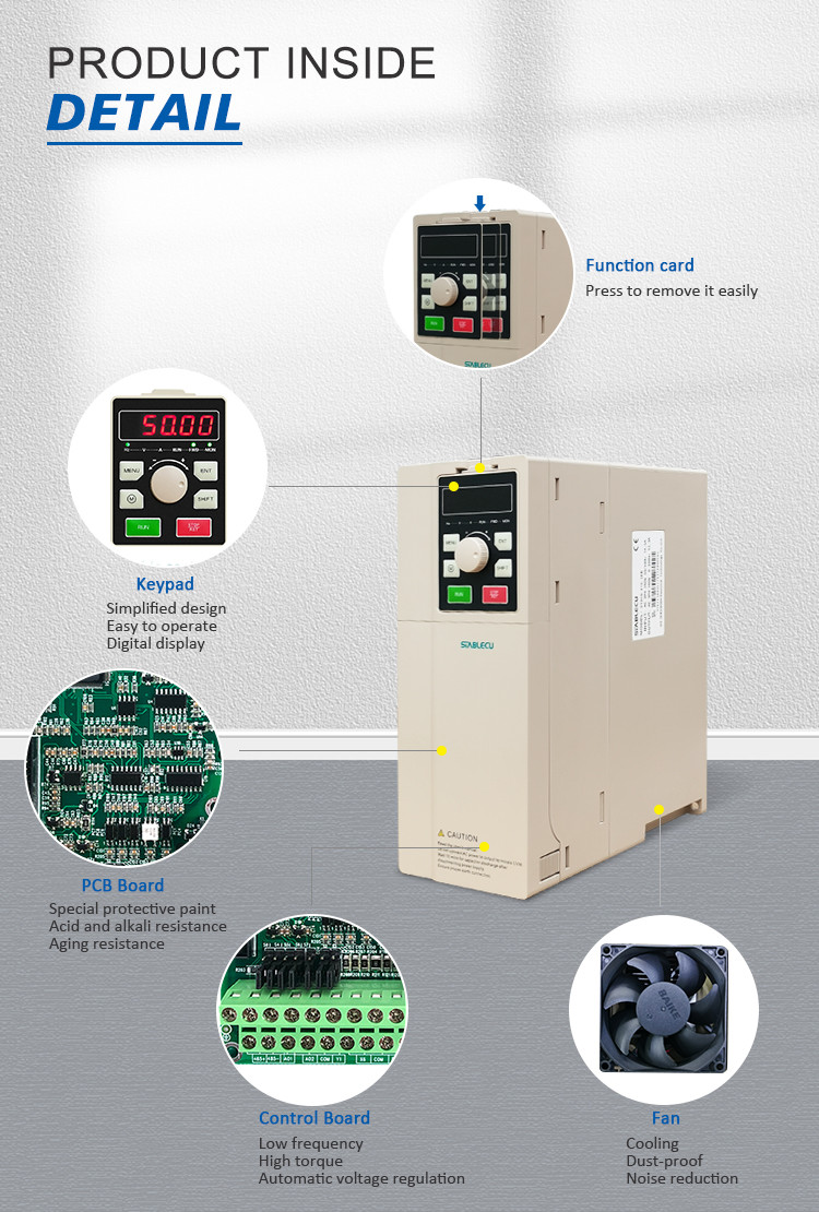 Three Phase 11KW VFD Frequency Inverter For 3 Phase Motor