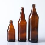 Wholesale 250ml Clear Glass Soda Bottles For Carbonated Drinks With Crown Cap