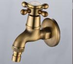 Antique Brass Bibcock 4 6 Point CE Outdoor Water Tap And Sprayer