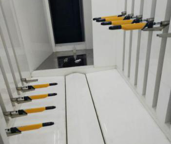 PP PVC Spray Booth Powder Coating Electrostatic Anti Static