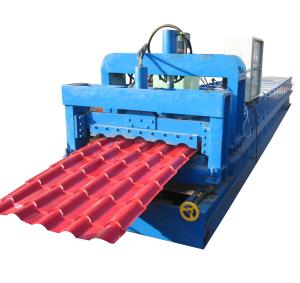 China Steel Profile 415V Glazed Roof Tile Making Machine Plc wholesale