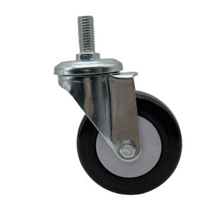 China 3 Inch Swivel Medium Duty PVC Caster Wheels For Industrial Equipment wholesale